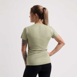 Rogelli Core hardloopshirt dames korte mouw - taupe