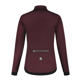 Rogelli Pesara dames winter fietsjack - bordeaux/grijs