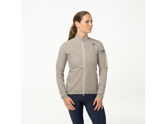 AGU Performance Ultralight dames regen fietsjack - elephant grey