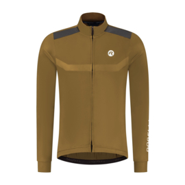Rogelli Mono heren fietsshirt lange mouwen - bruin