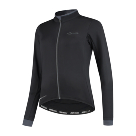 Rogelli Essential dames fietsshirt lange mouwen - zwart