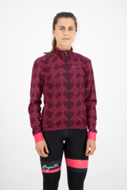 Rogelli Blossom dames winter fietsjack - cerise/coral