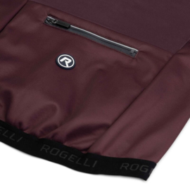 Rogelli Pesara dames winter fietsjack - bordeaux/grijs