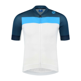 Rogelli Prime heren fietskledingset –wit/blauw/zwart