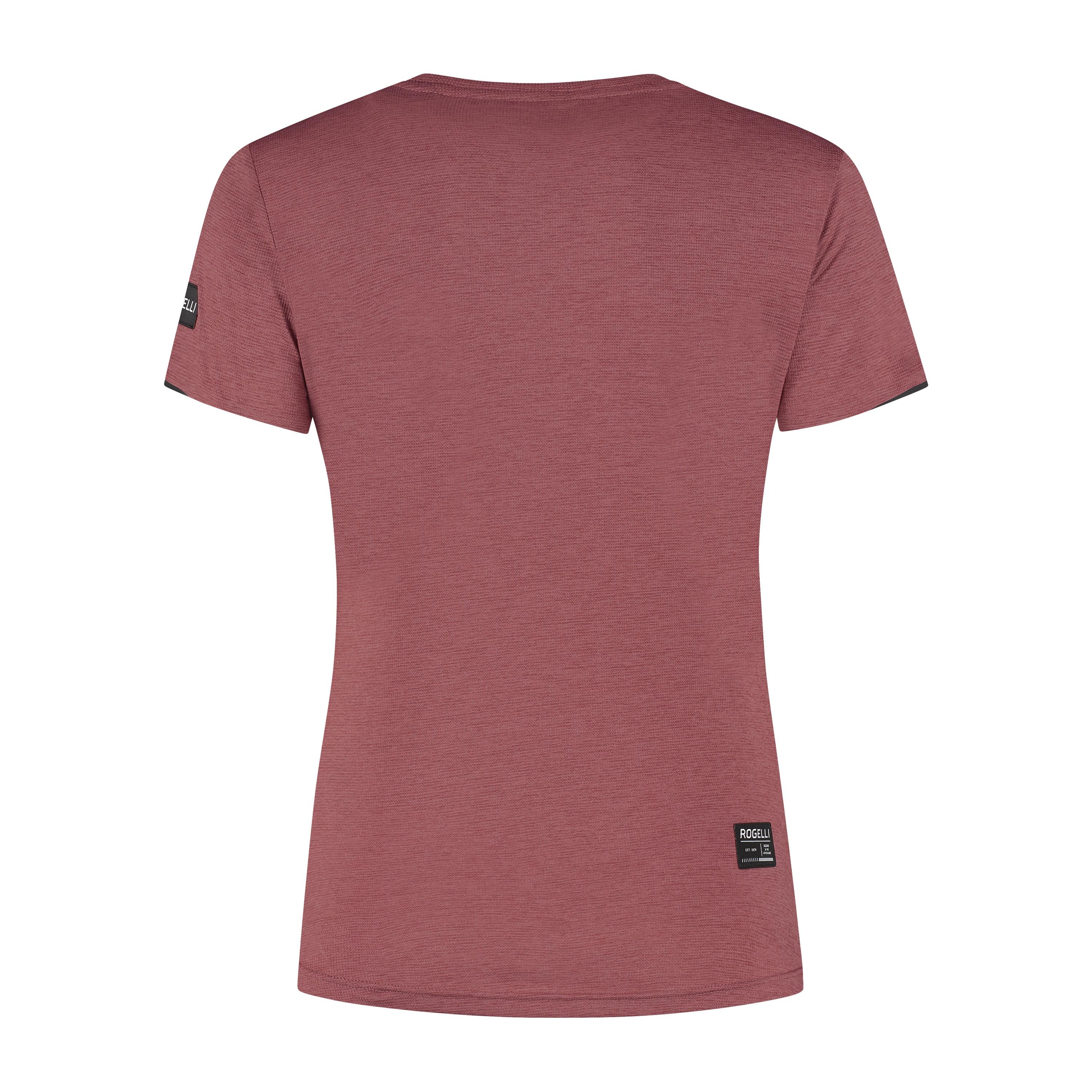 Rogelli Distance hardloopshirt dames korte mouw - rood