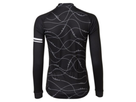 AGU Velo Wave dames fietsshirt lange mouwen - zwart