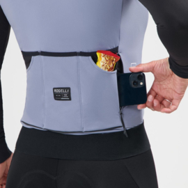 Rogelli Distance II dames fietsshirt lange mouwen – lila/zwart