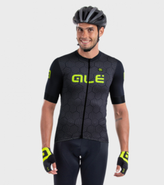 Alé Solid Cross fietsshirt korte mouwen - zwart