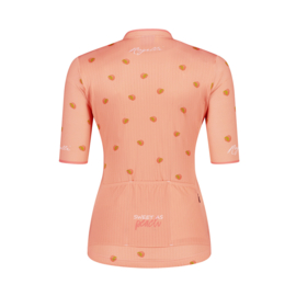 Rogelli Fruity dames fietsshirt korte mouwen - coral (eco)