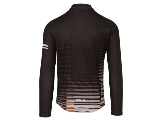 AGU Faded Blocks heren fietsshirt lange mouwen - zwart