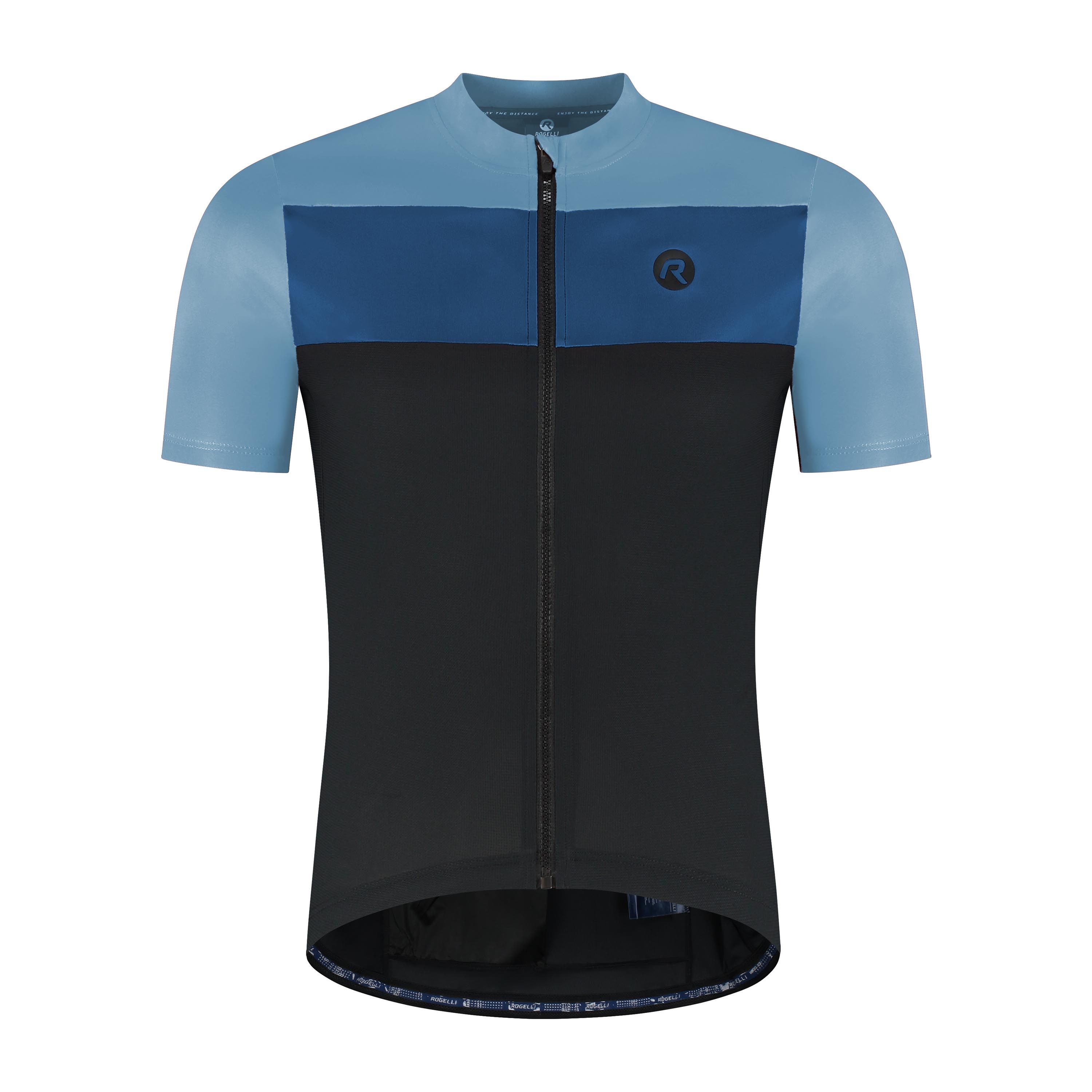 Rogelli Core Block heren fietskledingset - blauw/zwart