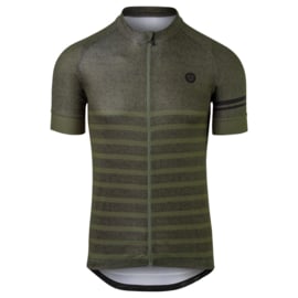 AGU Melange fietsshirt korte mouwen - army green