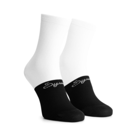 Rogelli Signature zomer fietssokken - wit/zwart