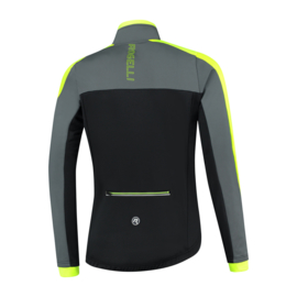 Rogelli Freeze heren winter fietsjack - zwart/grijs/fluor