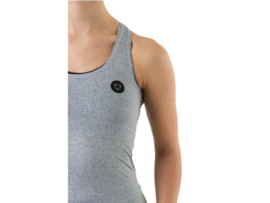 AGU Melange dames fiets tanktop - grijs