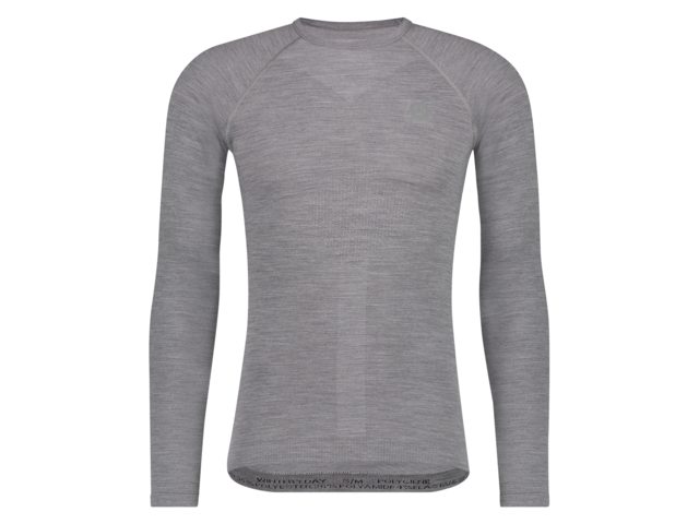 AGU Winterday merino ondershirt lange mouwen - grijs