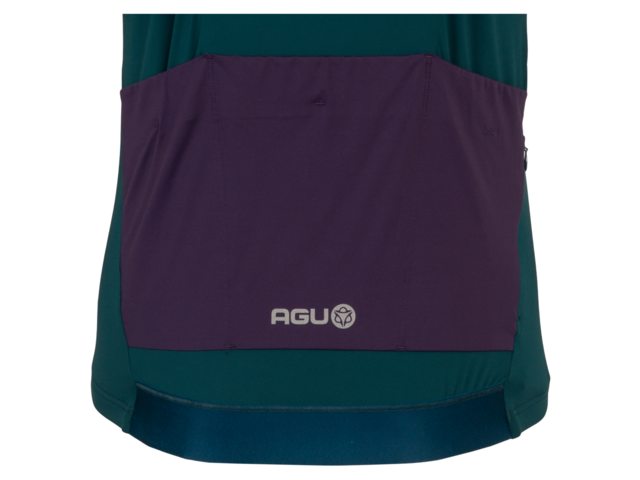 AGU Performance Colorblock heren  fietsshirt korte mouwen - deep sea green