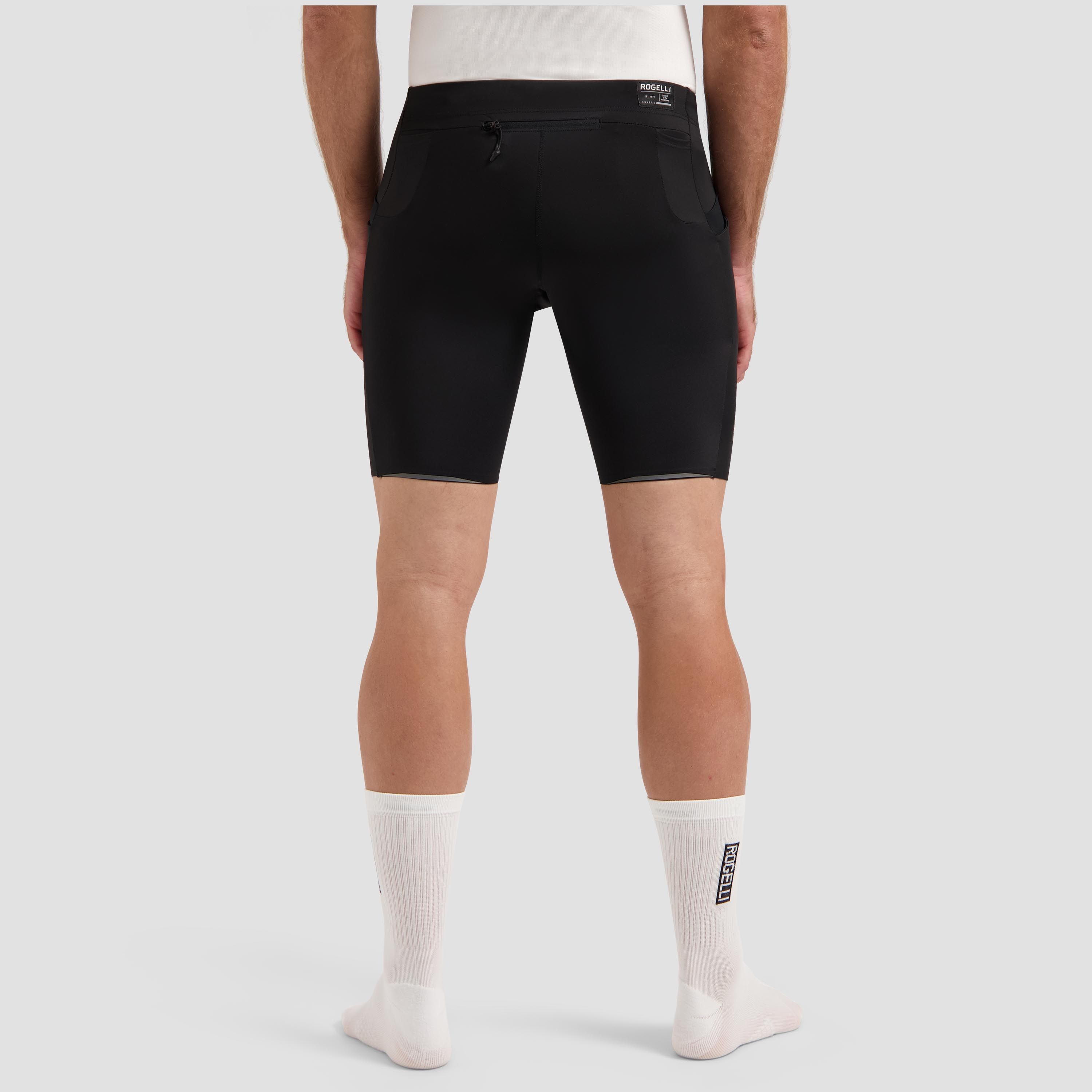 Rogelli Distance korte hardloopbroek heren - zwart