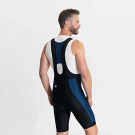 Rogelli Tyro II bibshort - zwart/blauw