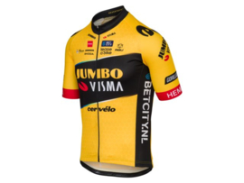 AGU Team Jumbo Visma fietsshirt korte mouwen 2023 - geel/zwart
