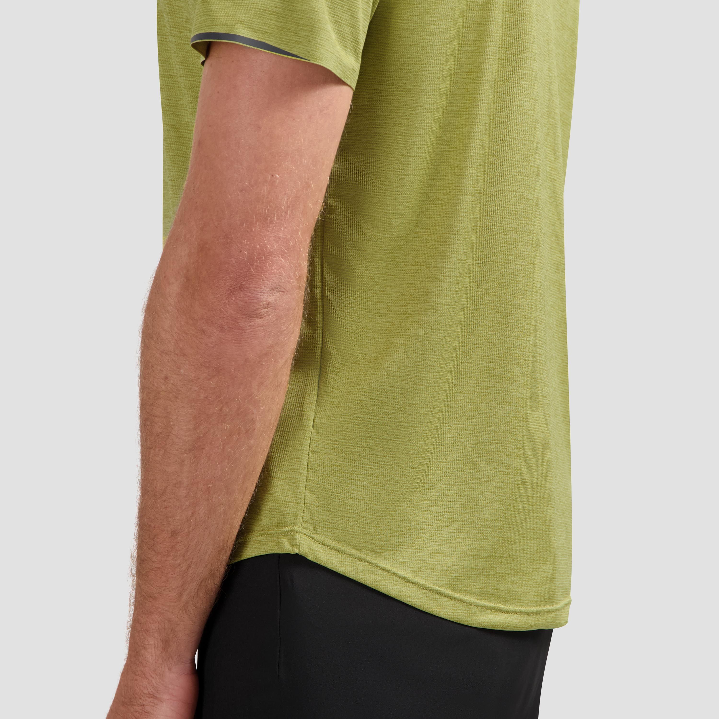 Rogelli Distance hardloopshirt heren korte mouw - groen