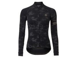 AGU Essential Reflective dames fietsshirt lange mouwen - zwart