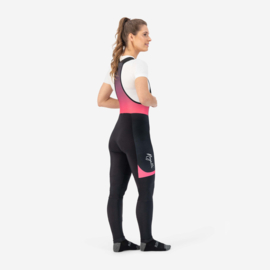 Rogelli Select II dames bibtight - zwart/roze