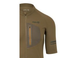 AGU Gravel Venture fietsshirt korte mouwen - stone moss