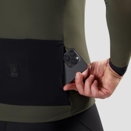 Rogelli Signature Light heren fietsshirt lange mouwen - groen