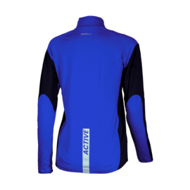 Rogelli Elka hardloopshirt dames lange mouwen - blauw/zwart