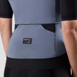 Rogelli Distance II dames fietsshirt korte mouwen - paars/zwart