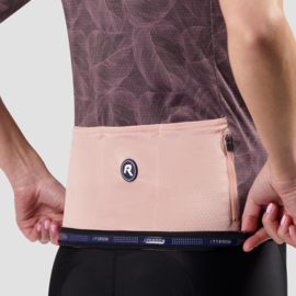 Rogelli Essential II Graphic dames fietsshirt korte mouwen - rood/coral