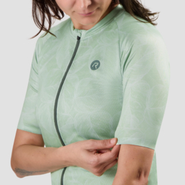 Rogelli Essential II Graphic dames fietsshirt korte mouwen - groen