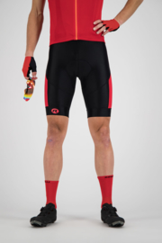 Rogelli Tyro heren bibshort - zwart/rood