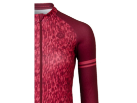 AGU Essential Melange dames fietsshirt lange mouwen - rusty pink