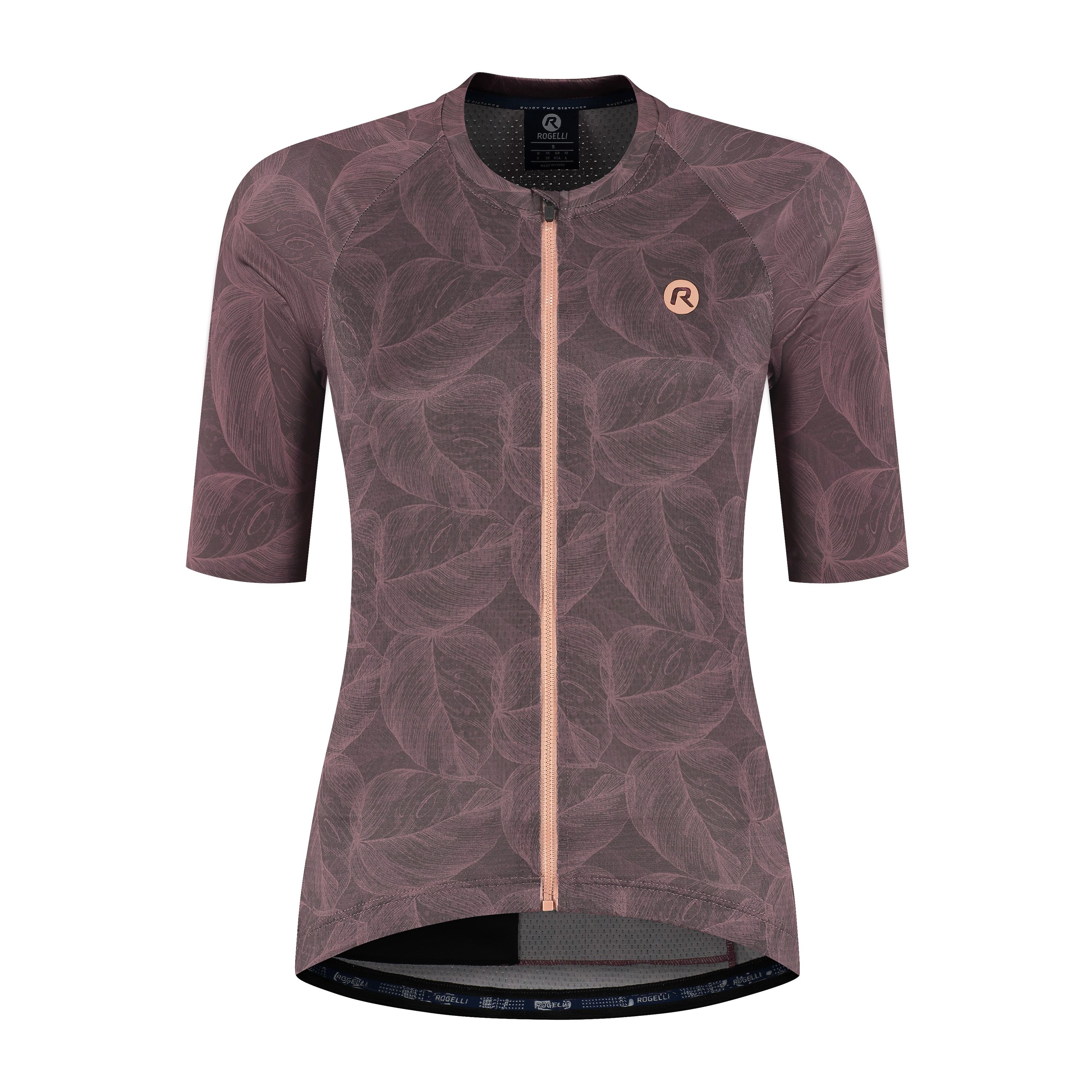 Rogelli Essential II Graphic dames zomer fietskledingset - rood/coral/zwart