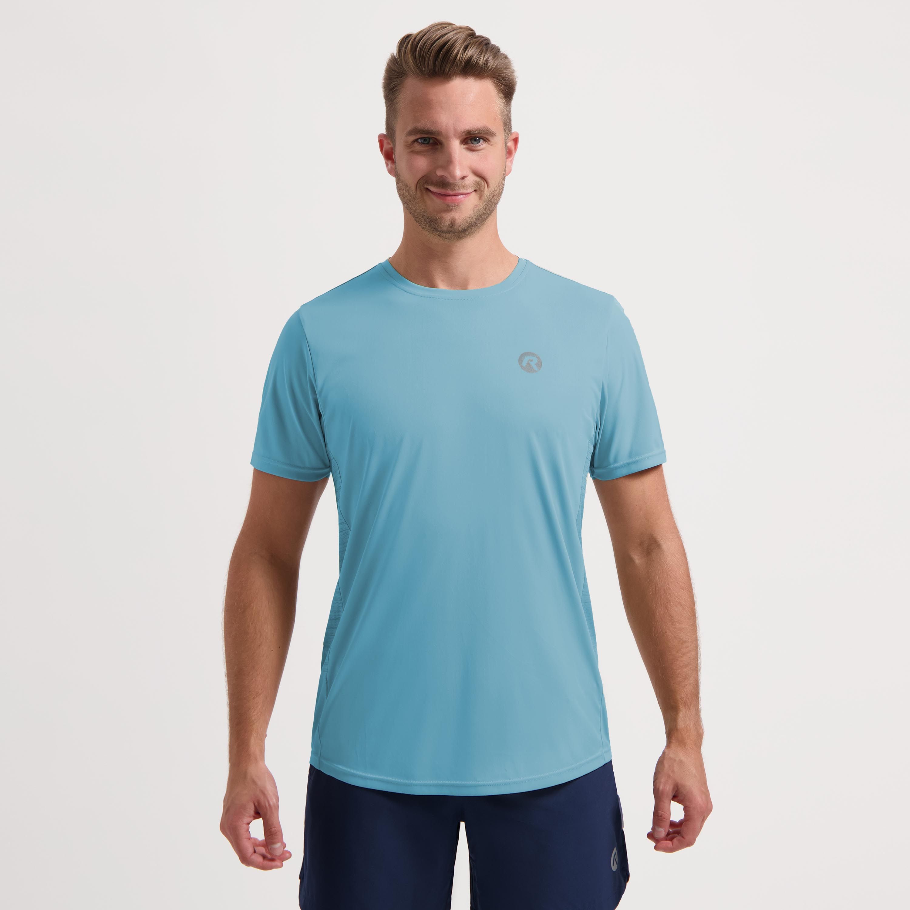 Rogelli Core hardloopshirt heren korte mouw - blauw