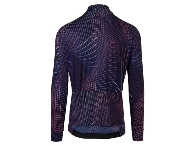 AGU Performance Nocturnal Lines heren fietsshirt lange mouwen - paars