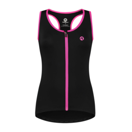 Rogelli Abbey spinning tanktop - zwart/roze