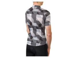 AGU Triangle Stripe fietsshirt korte mouwen - zwart/grijs