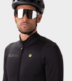 Alé Solid Fondo 2.0 heren fietsshirt lange mouwen - zwart