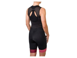 AGU Essential Prime II dames bibshort - zwart/rusty pink