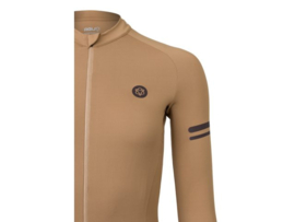 AGU Solid dames fietsshirt lange mouwen - leather