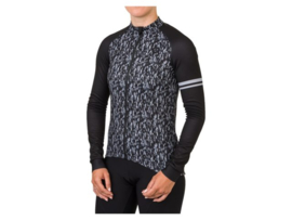 AGU Essential/melange dames winter fietskledingset - zwart/wit