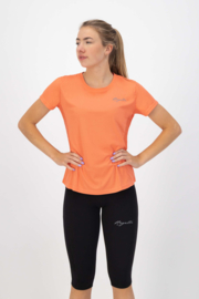 Rogelli Core hardloopshirt dames korte mouw - coral