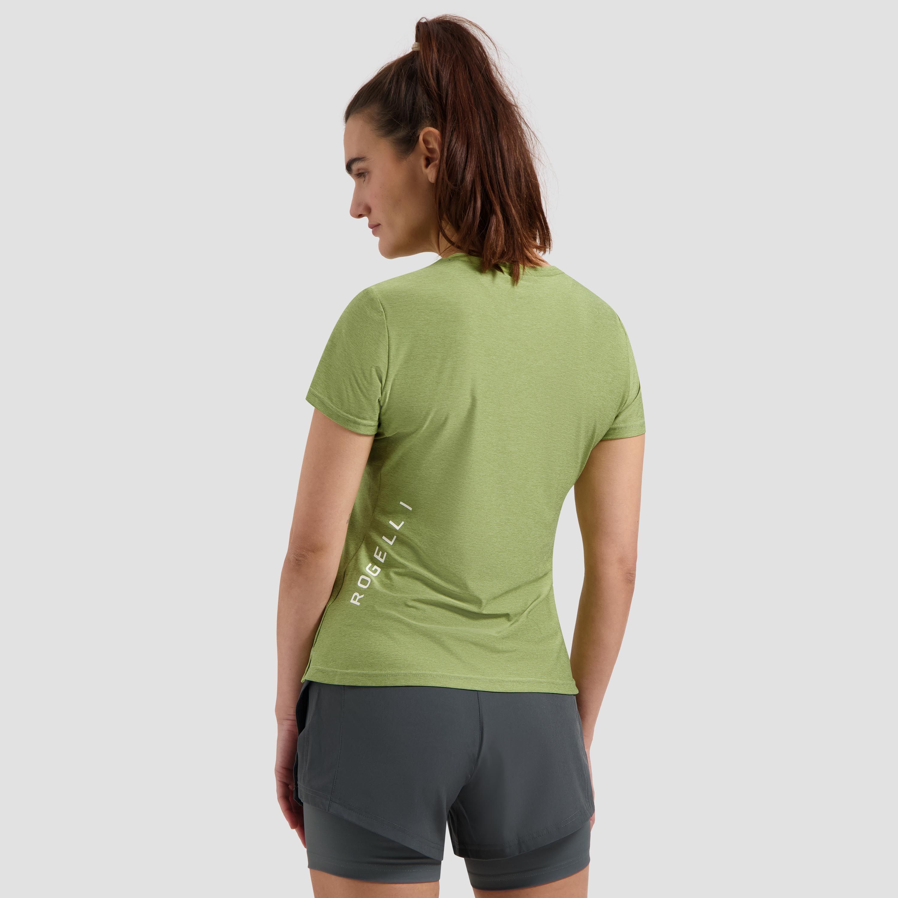 Rogelli Essential hardloopshirt dames korte mouw - groen