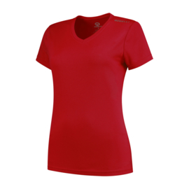 Rogelli Promo dames hardloopshirt korte mouwen - rood