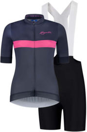 Rogelli Prime dames fietskledingset - blauw/roze/zwart