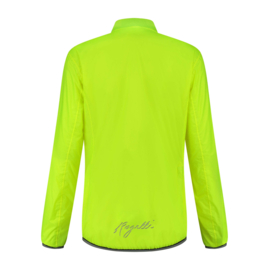 Rogelli Essential dames fiets regenjack - fluor