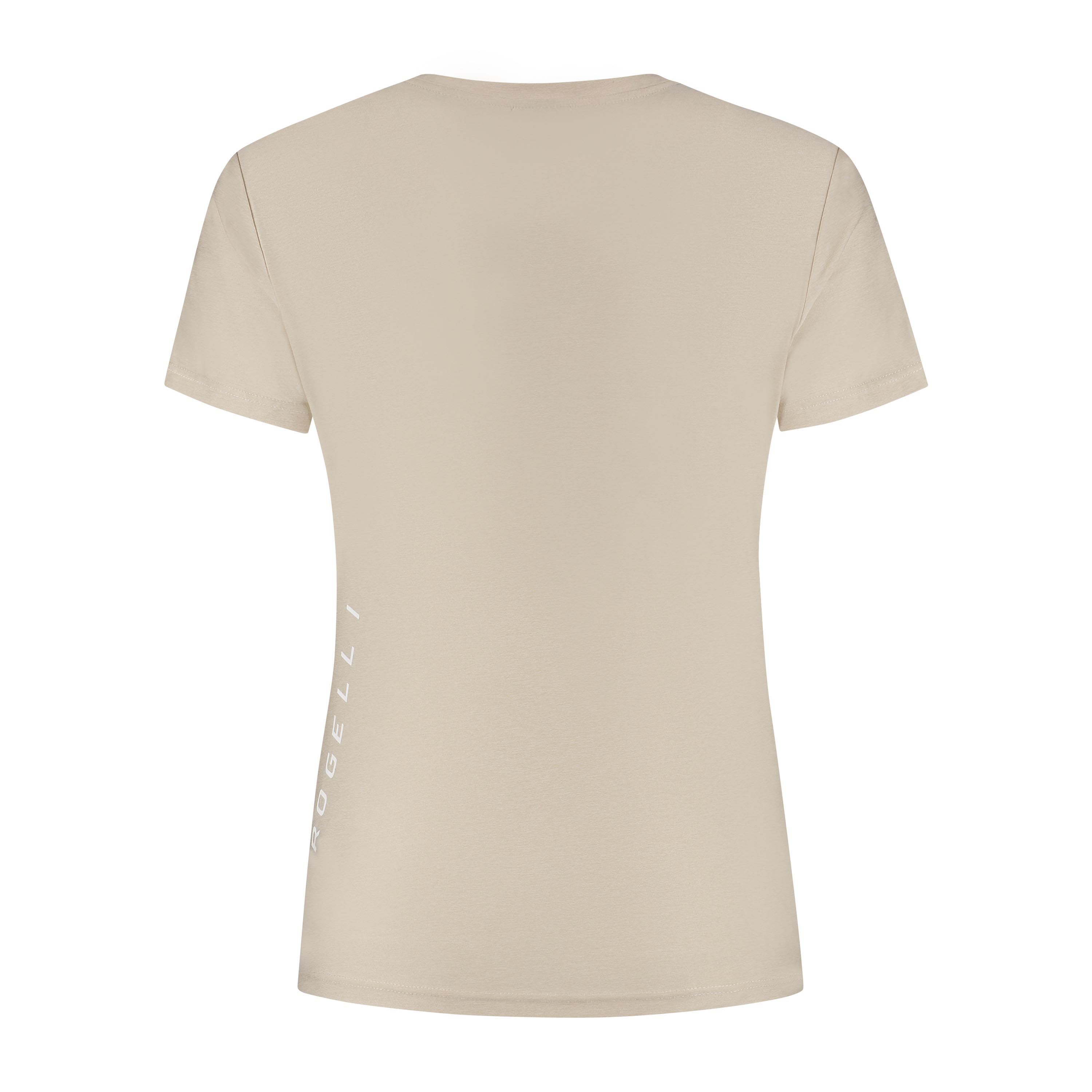 Rogelli Essential hardloopshirt dames korte mouw - zand